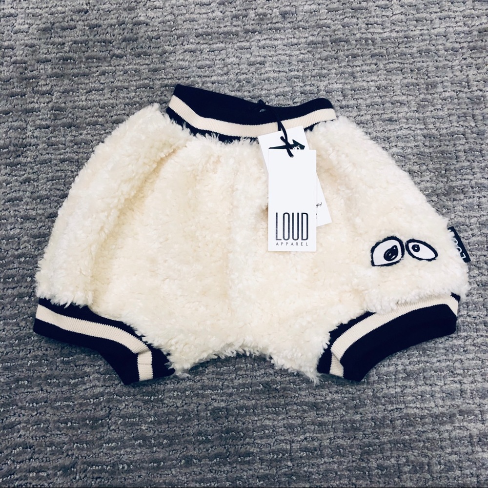 NWOT Loud Apparel 12 month Sherpa shorts